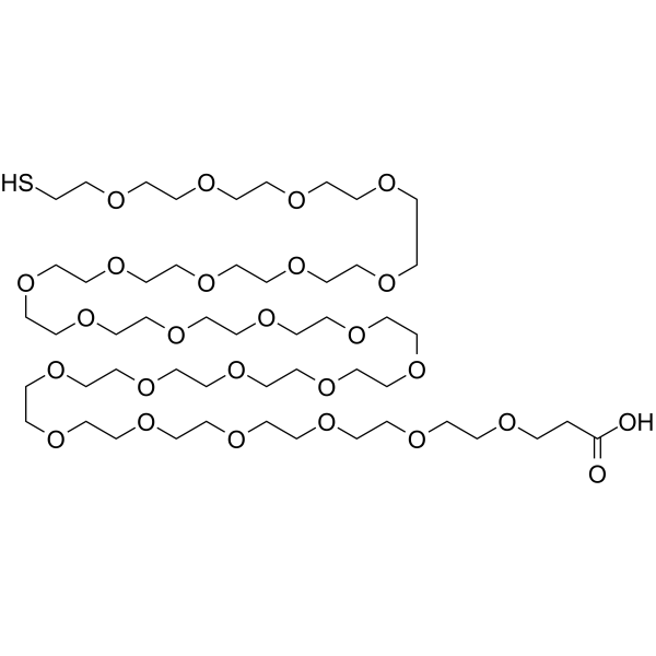HS-PEG24-CH2CH2COOH Chemical Structure