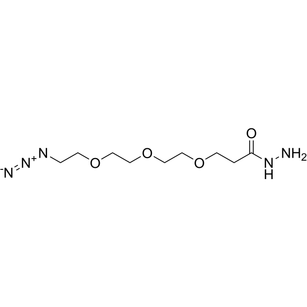 N3-PEG3-Propanehydrazide Chemical Structure