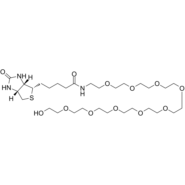 (+)-Biotin-PEG10-OH Chemical Structure