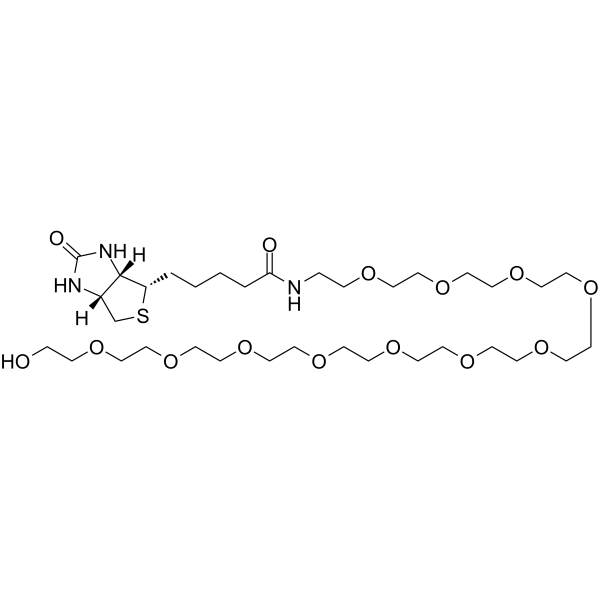 (+)-Biotin-PEG12-OH Chemical Structure