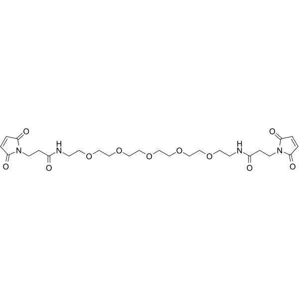 Bis-Mal-PEG5 Chemical Structure