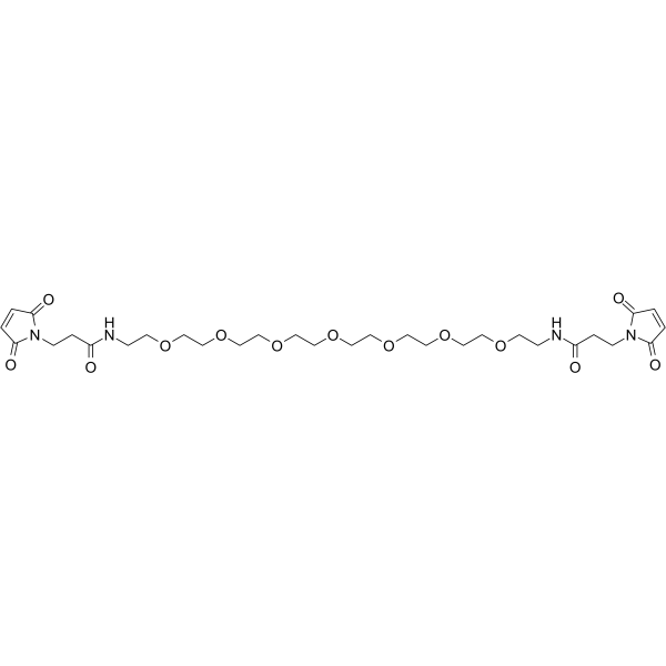 Bis-Mal-PEG7 Chemical Structure