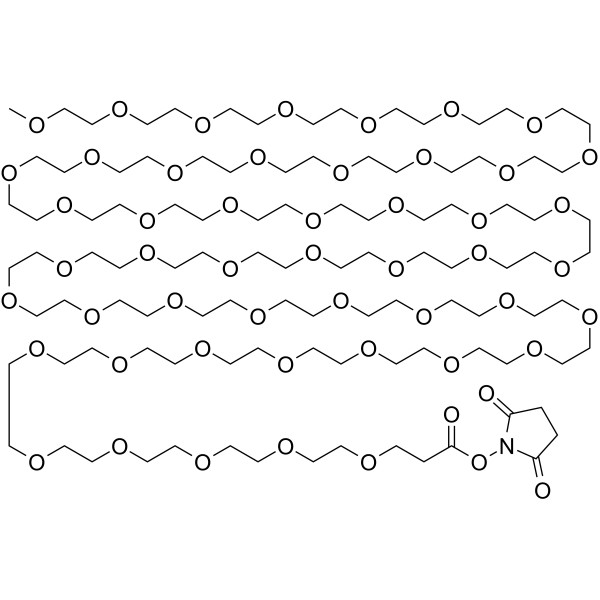 m-PEG49-NHS ester Chemical Structure
