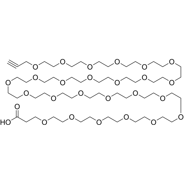 Propargyl-PEG25-acid Chemical Structure
