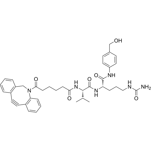DBCO-Val-Cit-PABC-OH Chemical Structure