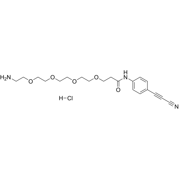 APN-PEG4-Amine hydrochloride Chemical Structure