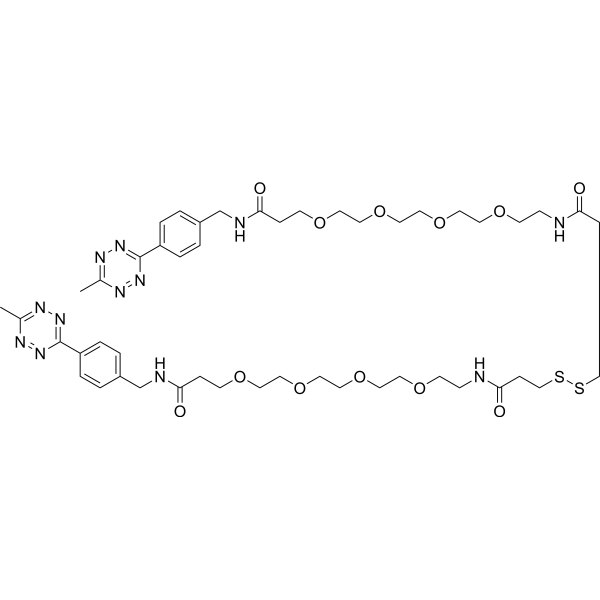 Methyltetrazine-<em>PEG4</em>-SS-<em>PEG4</em>-methyltetrazine