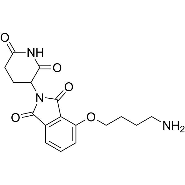 Thalidomide-O-C4-NH2 Chemical Structure