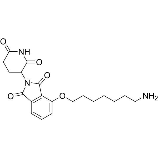 Thalidomide-4-O-C7-NH2 Chemical Structure