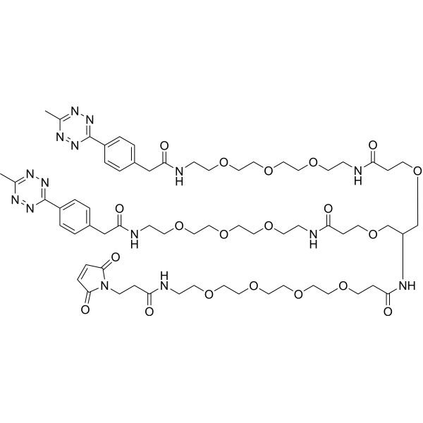 Mal-<em>PEG4</em>-bis-<em>PEG</em>3-methyltetrazine