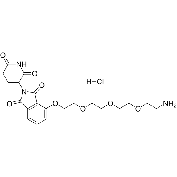 Thalidomide-PEG4-<em>NH2</em> hydrochloride