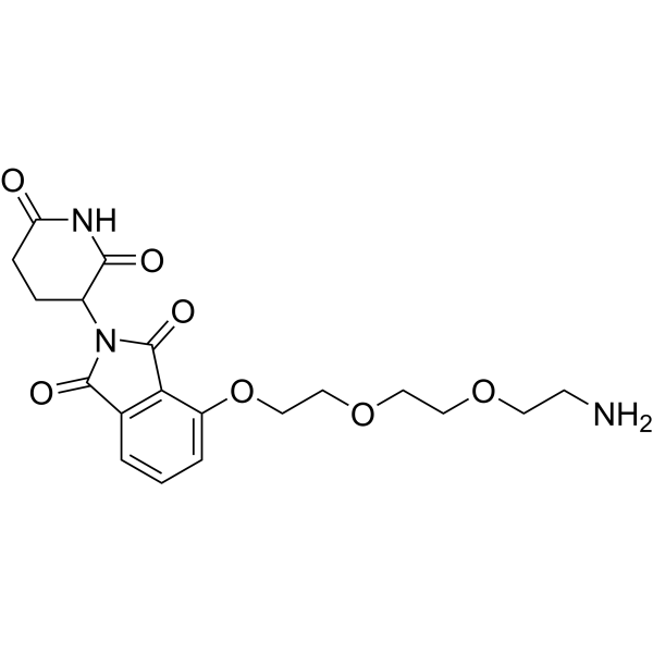 Thalidomide-PEG3-NH2 Chemical Structure
