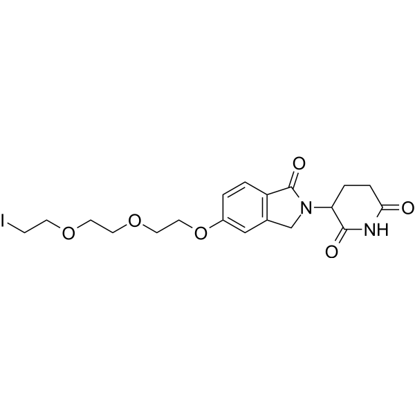 Lenalidomide-PEG3-iodine Chemical Structure