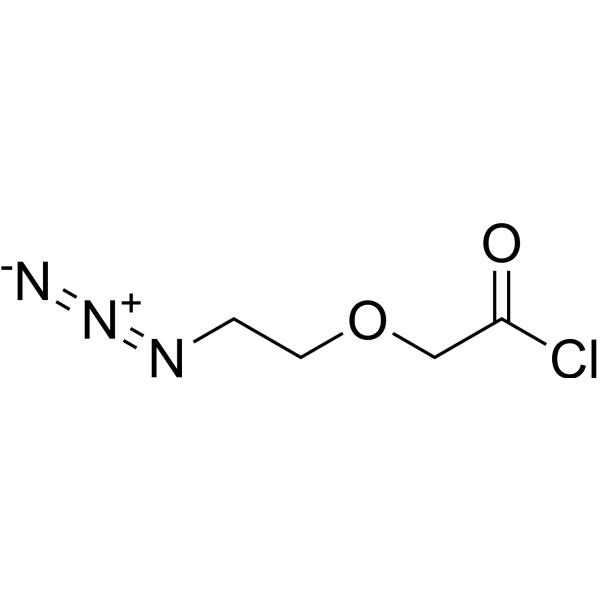 Azido-PEG1-CH2COO-Cl Chemical Structure