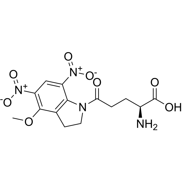MDNI-caged-L-glutamate Chemical Structure