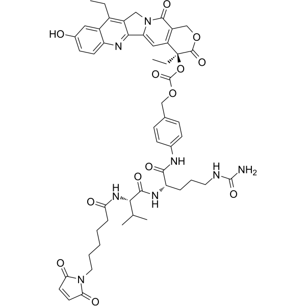 Mc-VC-PAB-SN38 Chemical Structure