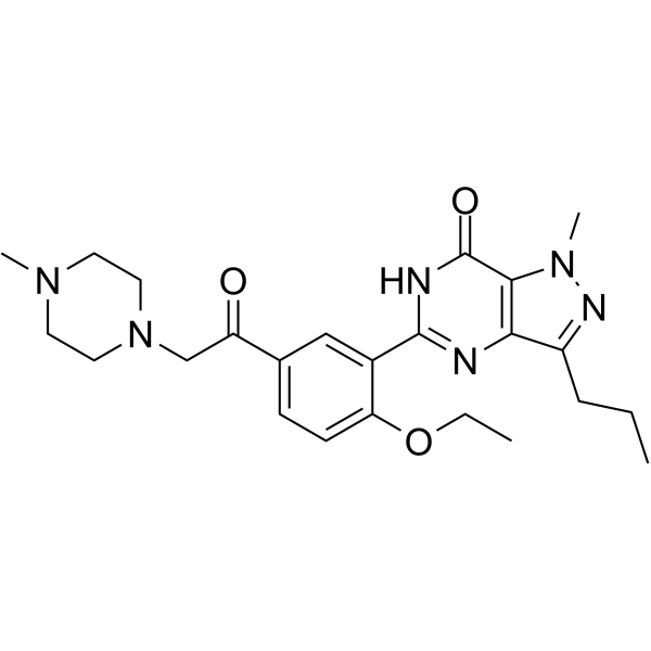 Nor-Acetildenafil Chemical Structure