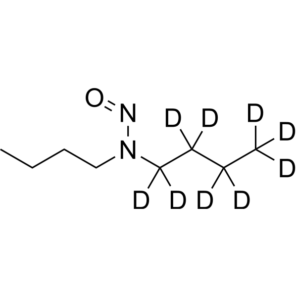 N-Nitrosodibutylamine-d<sub>9</sub> Chemical Structure