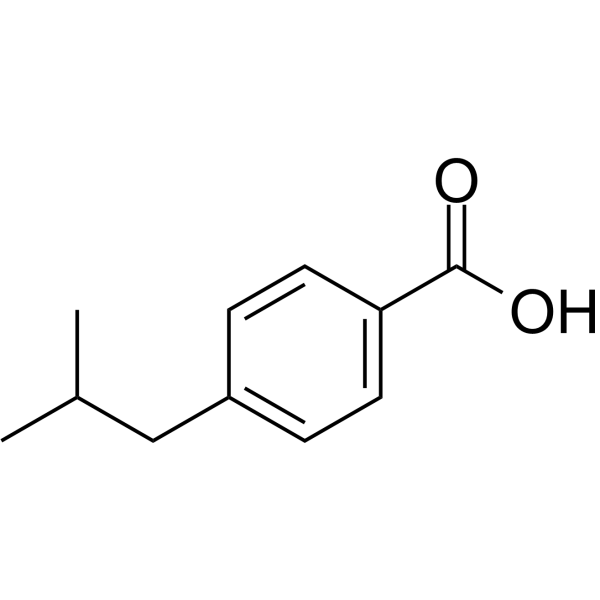 4-Isobutylbenzoic acid Chemical Structure