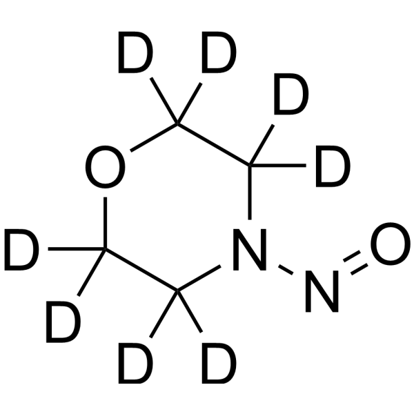 N-Nitrosomorpholine-d<sub>8</sub> Chemical Structure