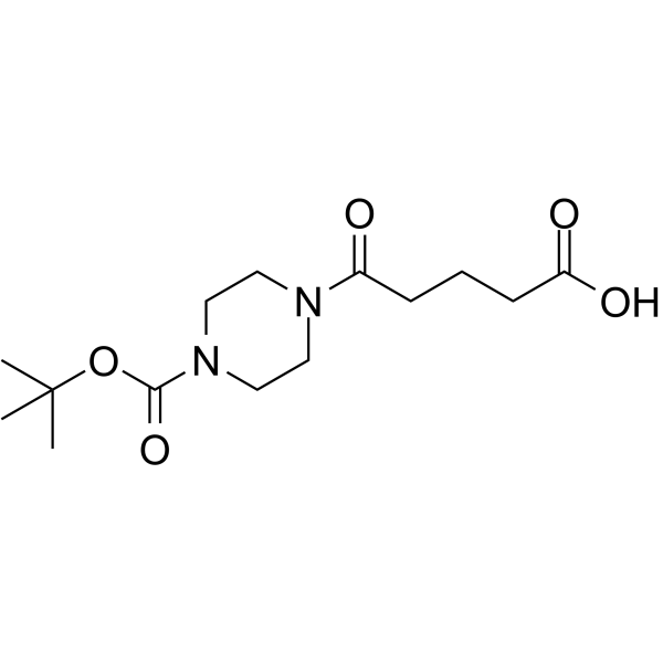 N-Boc-piperazine-C3-COOH Chemical Structure