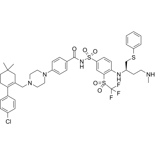 Desmorpholinyl Navitoclax-NH-Me Chemical Structure