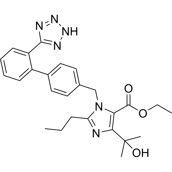 Olmesartan ethyl ester Chemical Structure