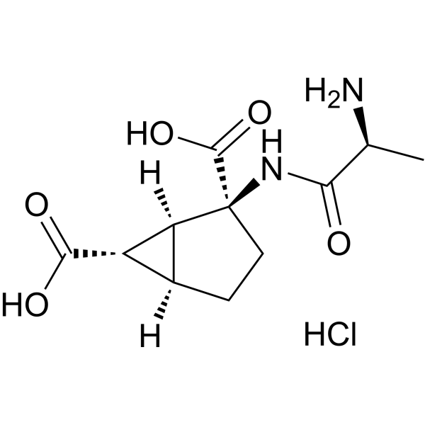 Talaglumetad hydrochloride Chemical Structure