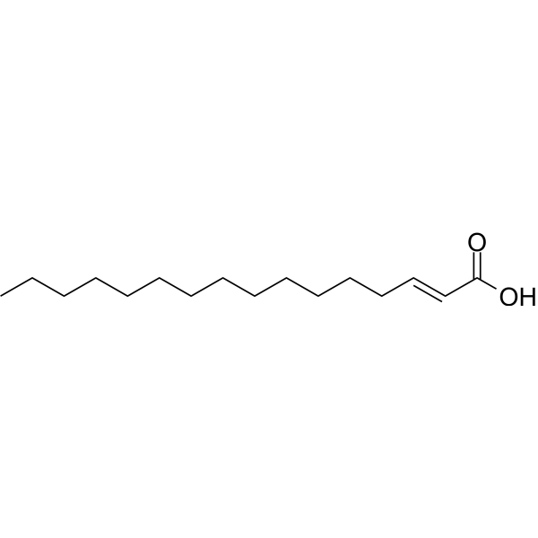 2-Hexadecenoic acid Chemical Structure
