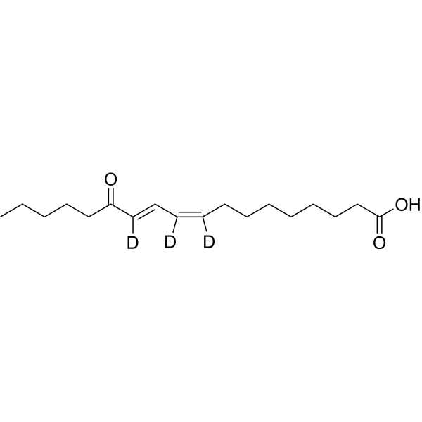 13-Oxo-ODE-d<sub>3</sub> Chemical Structure