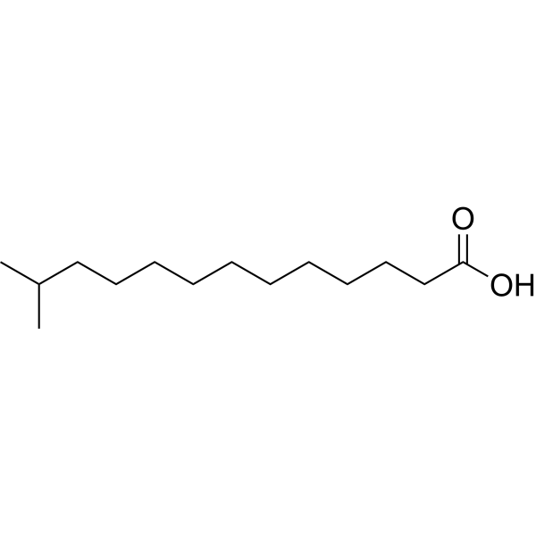 12-Methyltridecanoic acid Chemical Structure