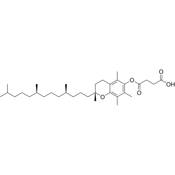 D-α-Tocopherol Succinate Chemical Structure