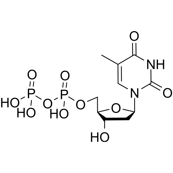 Thymidine 5′-diphosphate Chemical Structure
