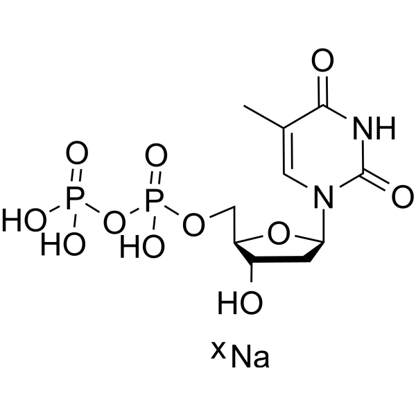 Thymidine 5′-diphosphate sodium Chemical Structure