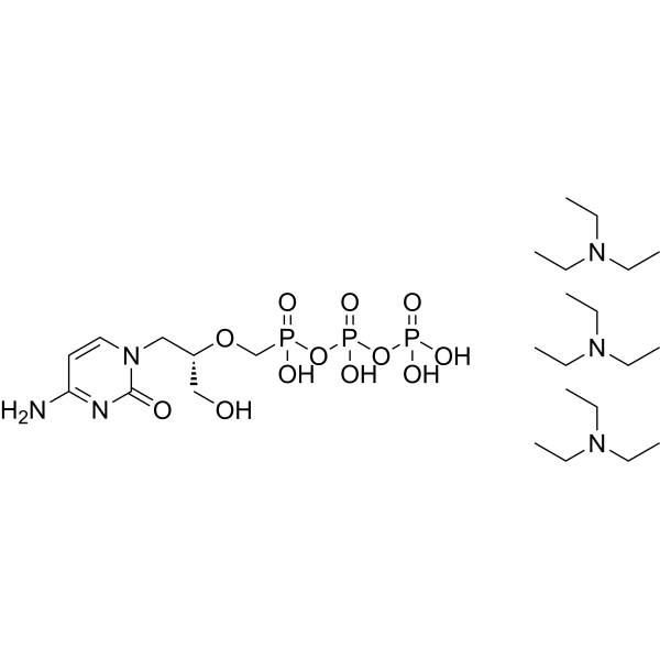 Cidofovir diphosphate tri(triethylamine) Chemical Structure