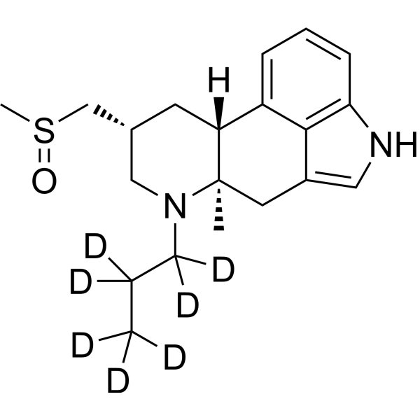 Pergolide sulfoxide-d<sub>7</sub> Chemical Structure