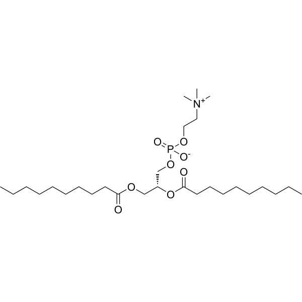 1,2-Didecanoyl PC Chemical Structure
