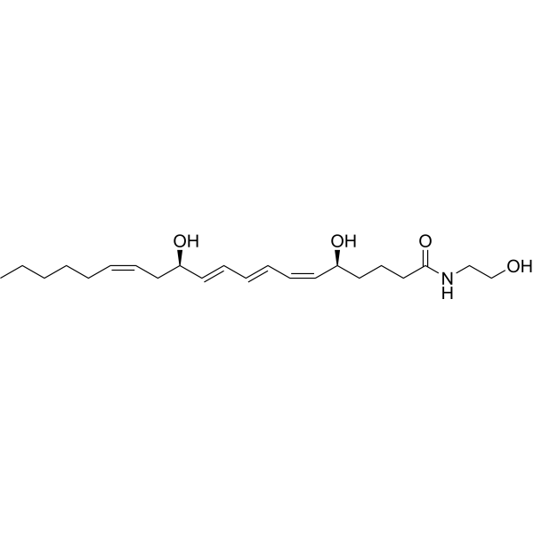 Leukotriene B4 ethanolamide Chemical Structure