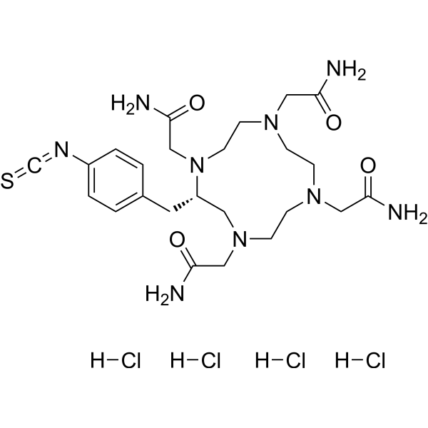 (S)-p-SCN-Bn-TCMC hydrochloride Chemical Structure