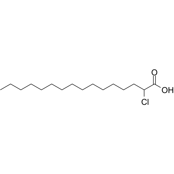 2-Chlorohexadecanoic acid Chemical Structure