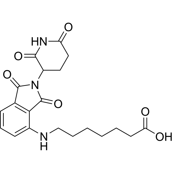 Pomalidomide-C6-COOH Chemical Structure
