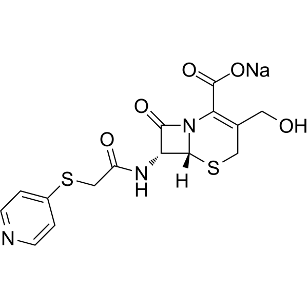 Desacetylcephapirin sodium Chemical Structure