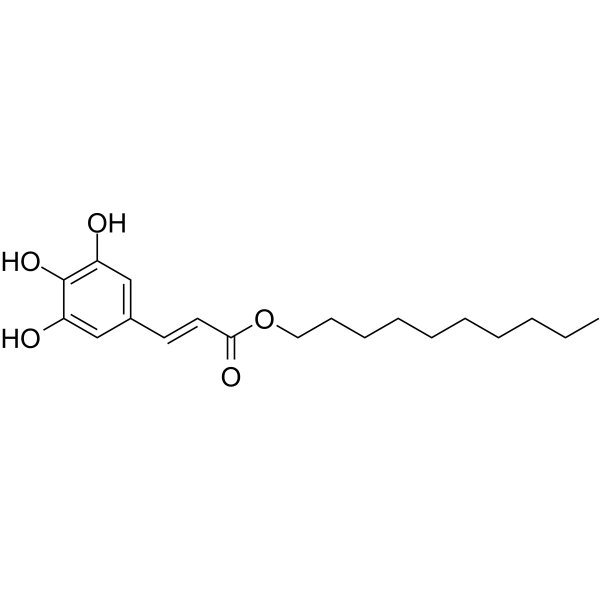 <em>3,4,5-Trihydroxycinnamic</em> acid <em>decyl</em> ester