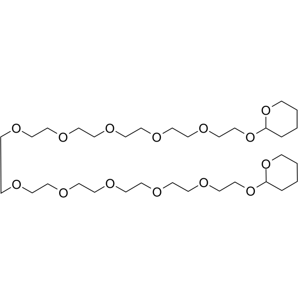 THP-PEG11-THP Chemical Structure