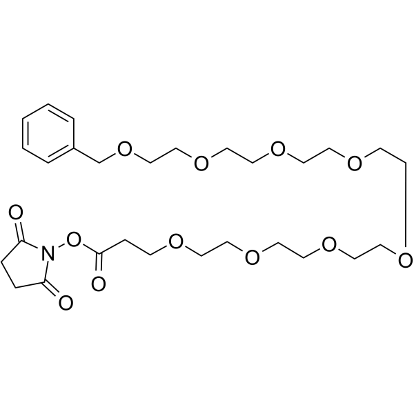Benzyl-<em>PEG8</em>-NHS ester