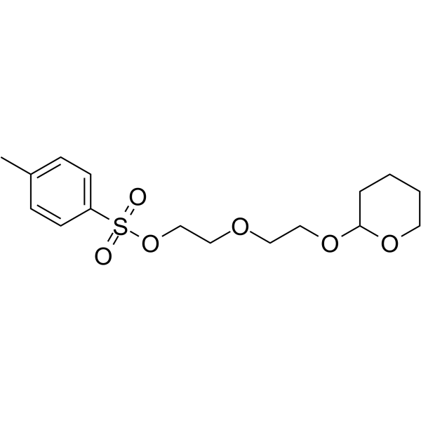 Tos-PEG2-THP Chemical Structure