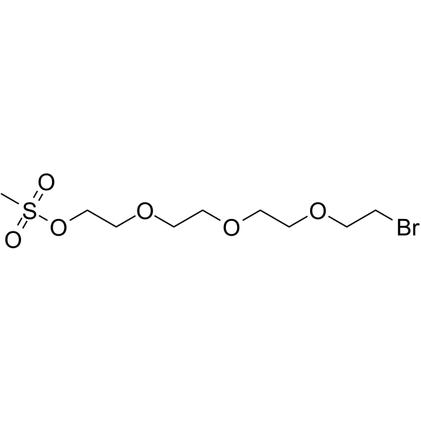 Bromo-PEG4-MS Chemical Structure