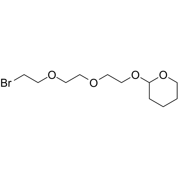 Bromo-PEG3-THP Chemical Structure