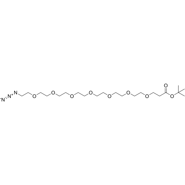 Azido-PEG7-t-butyl ester Chemical Structure