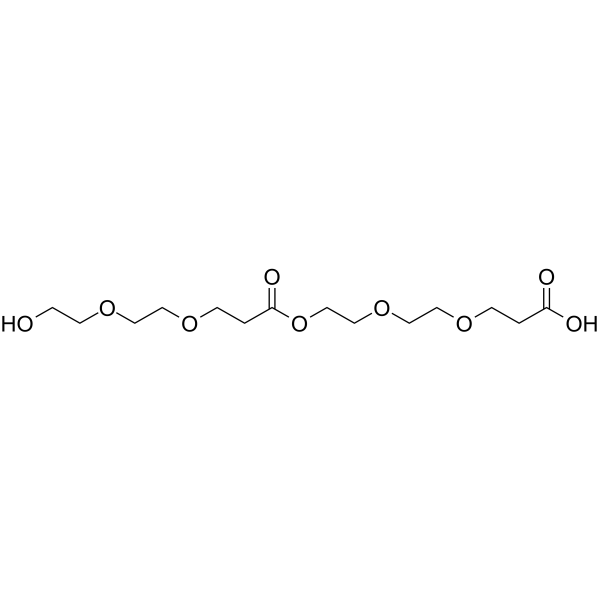 Hydroxy-<em>PEG2</em>-CH<em>2</em>CH<em>2</em>COO-<em>PEG2</em>-propionic acid